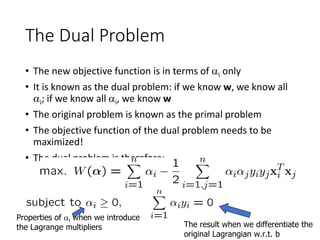 SVMs.pptx support vector machines machine learning | PPTX