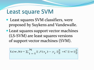 Svm vs ls svm | PPTX