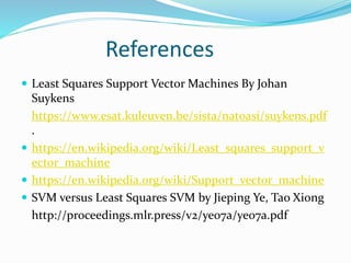 Svm vs ls svm | PPTX