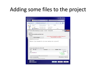 Adding some files to the project
 