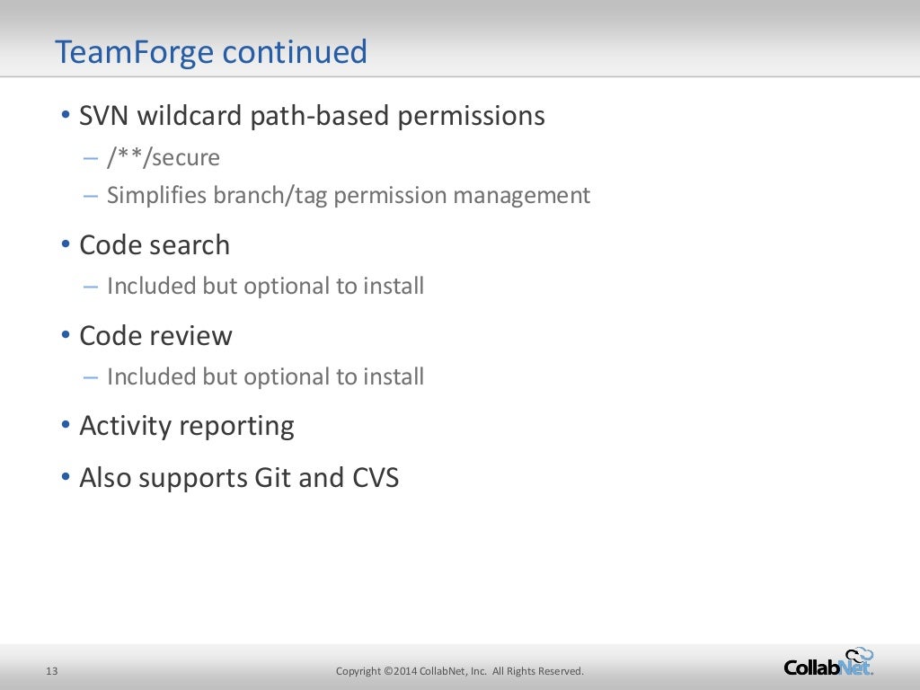 A Guide to Choosing an Apache Subversion Server for the Enterprise