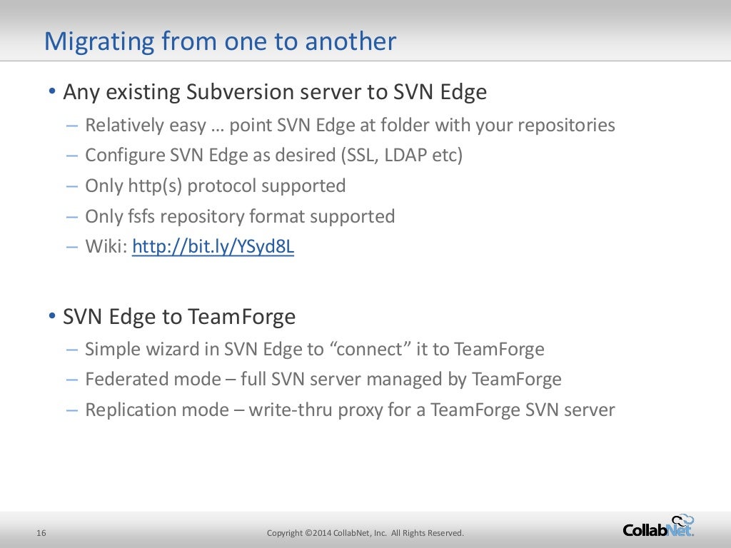 A Guide to Choosing an Apache Subversion Server for the Enterprise