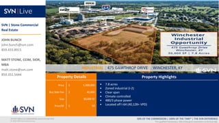 Price $
Buy Side Fee $
Size
Price/SF $
Property Highlights
Property Details
50% OF THE COMMISSION | 100% OF THE TIME* | TH...