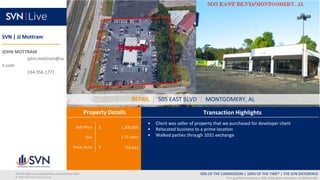 Sale Price $
Size
Price /Acre $
Transaction Highlights
Property Details
50% OF THE COMMISSION | 100% OF THE TIME* | THE SV...