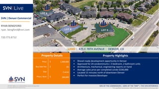 Price $
Buy Side Fee $
Size
Price / Acre $
Property Highlights
Property Details
50% OF THE COMMISSION | 100% OF THE TIME* ...