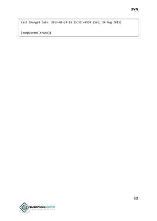 SVN
12
Last Changed Date: 2013-08-24 18:15:52 +0530 (Sat, 24 Aug 2013)
[tom@CentOS trunk]$
 