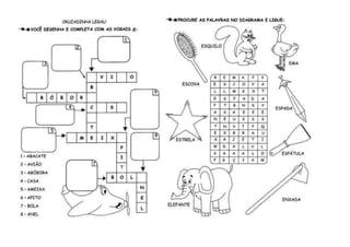 ATIVIDADES COM VOGAIS