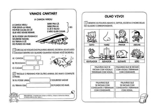 ATIVIDADES COM VOGAIS