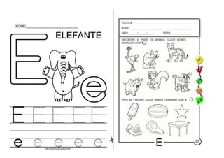 ATIVIDADES COM VOGAIS