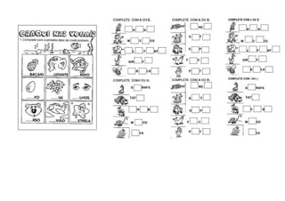 ATIVIDADES COM VOGAIS