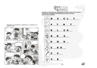 ATIVIDADES COM VOGAIS