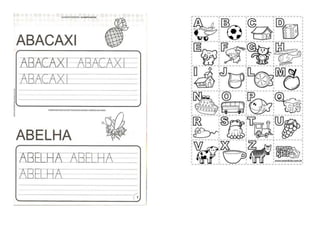 ATIVIDADES COM VOGAIS