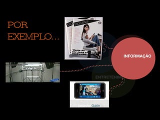 SERVIÇO INFORMAÇÃO ENTRETENIMENTO POR EXEMPLO... INFORMAÇÃO 