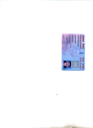 PAN CARD _ SV 