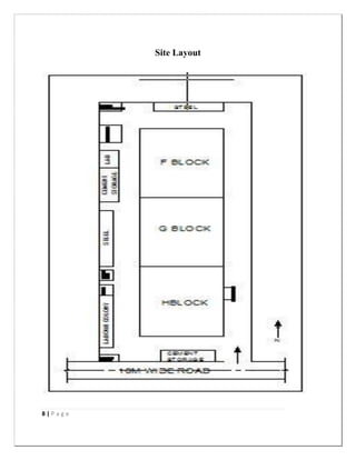 8 | P a g e
Site Layout
 