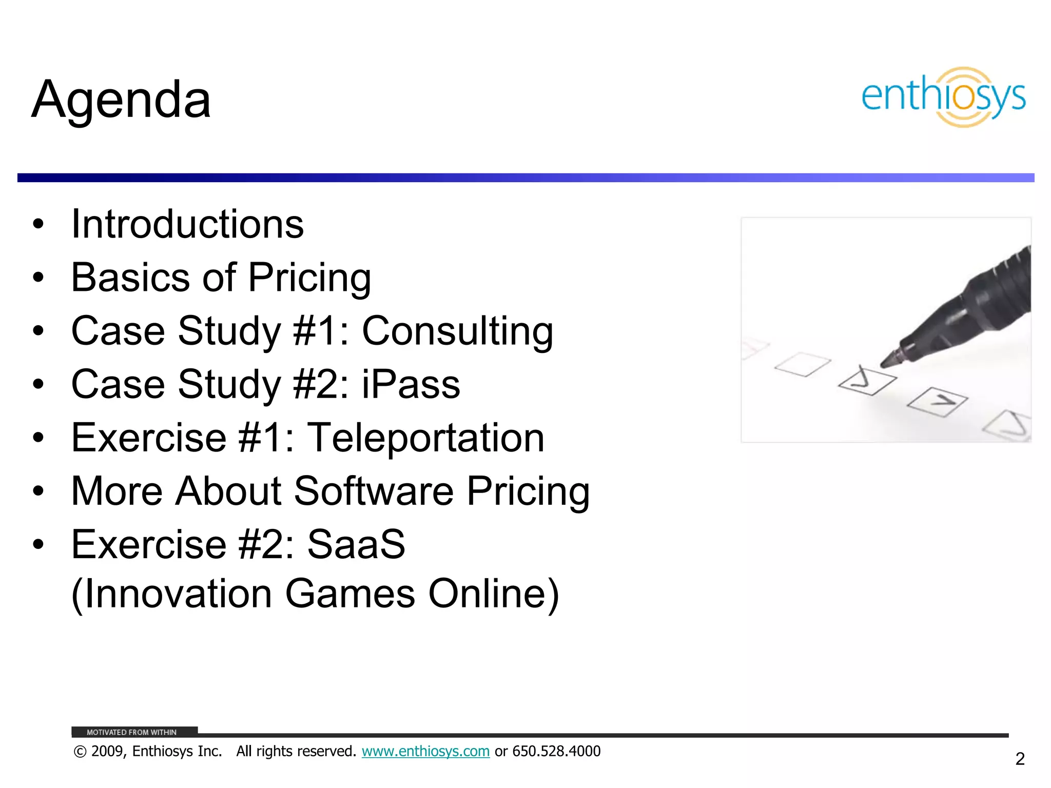 Pricing, Business Models, and What Things are Worth