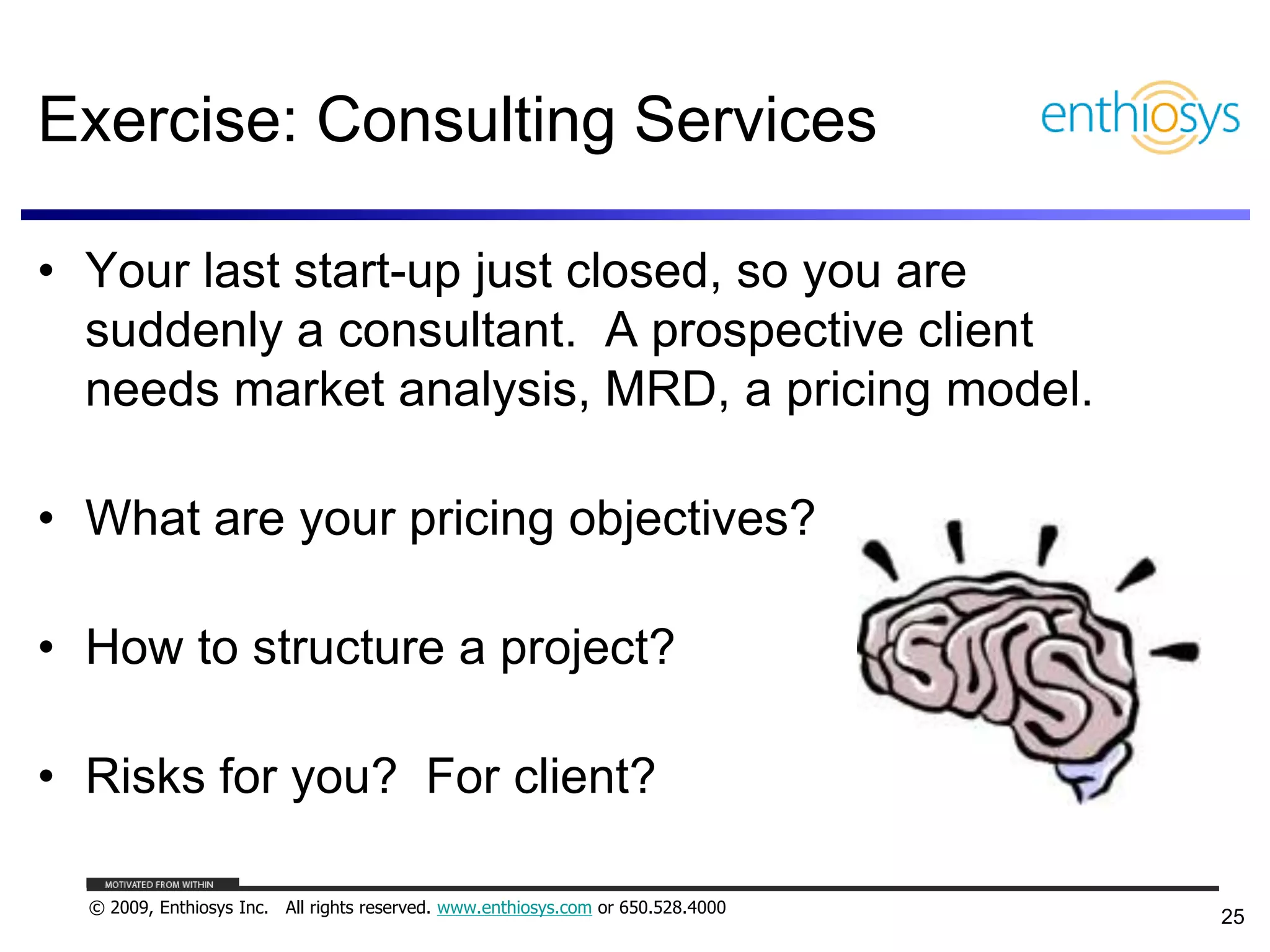 Pricing, Business Models, and What Things are Worth