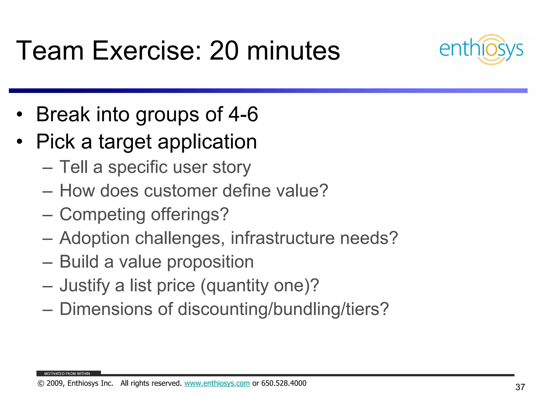 Pricing, Business Models, and What Things are Worth