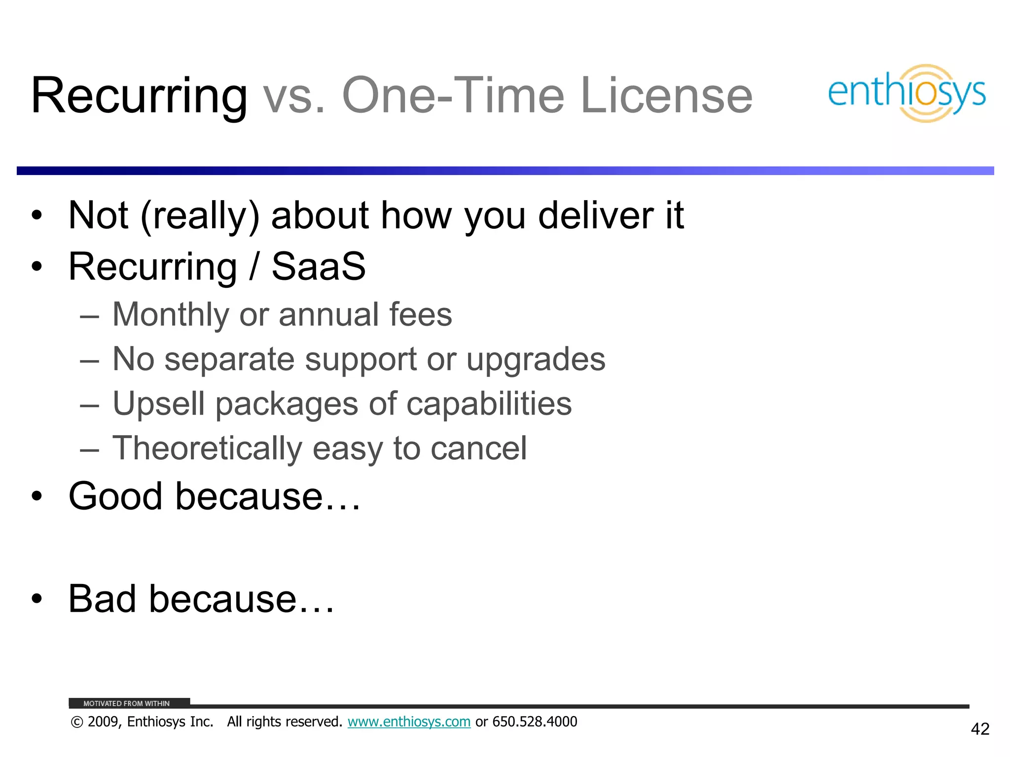 Pricing, Business Models, and What Things are Worth