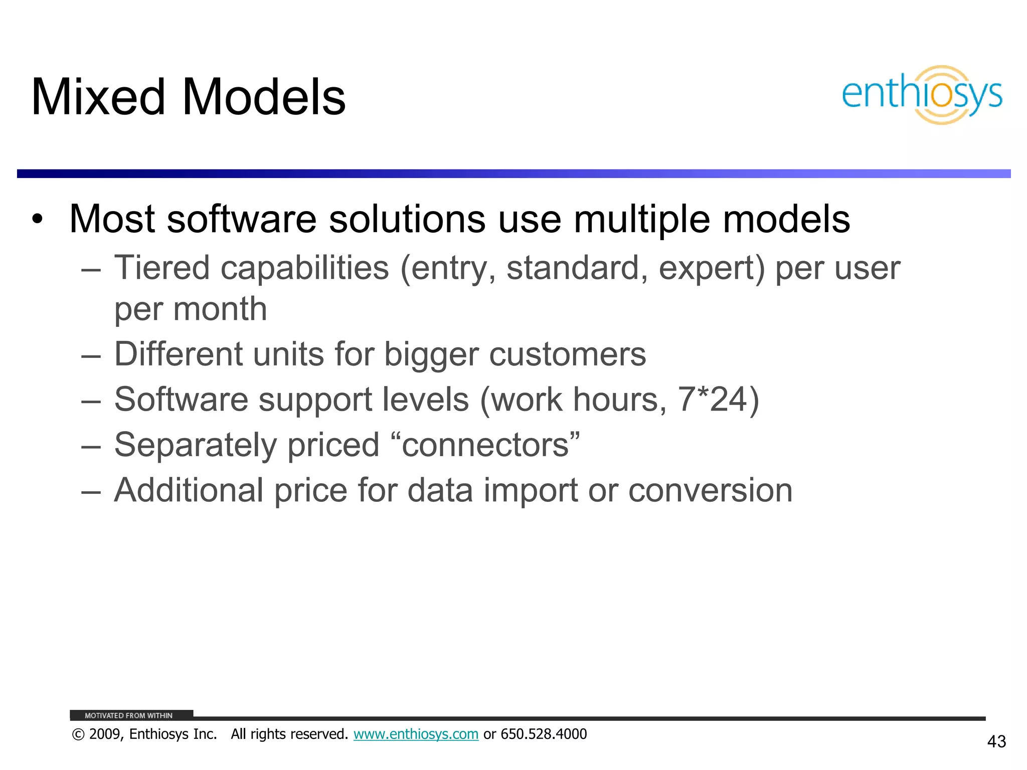 Pricing, Business Models, and What Things are Worth