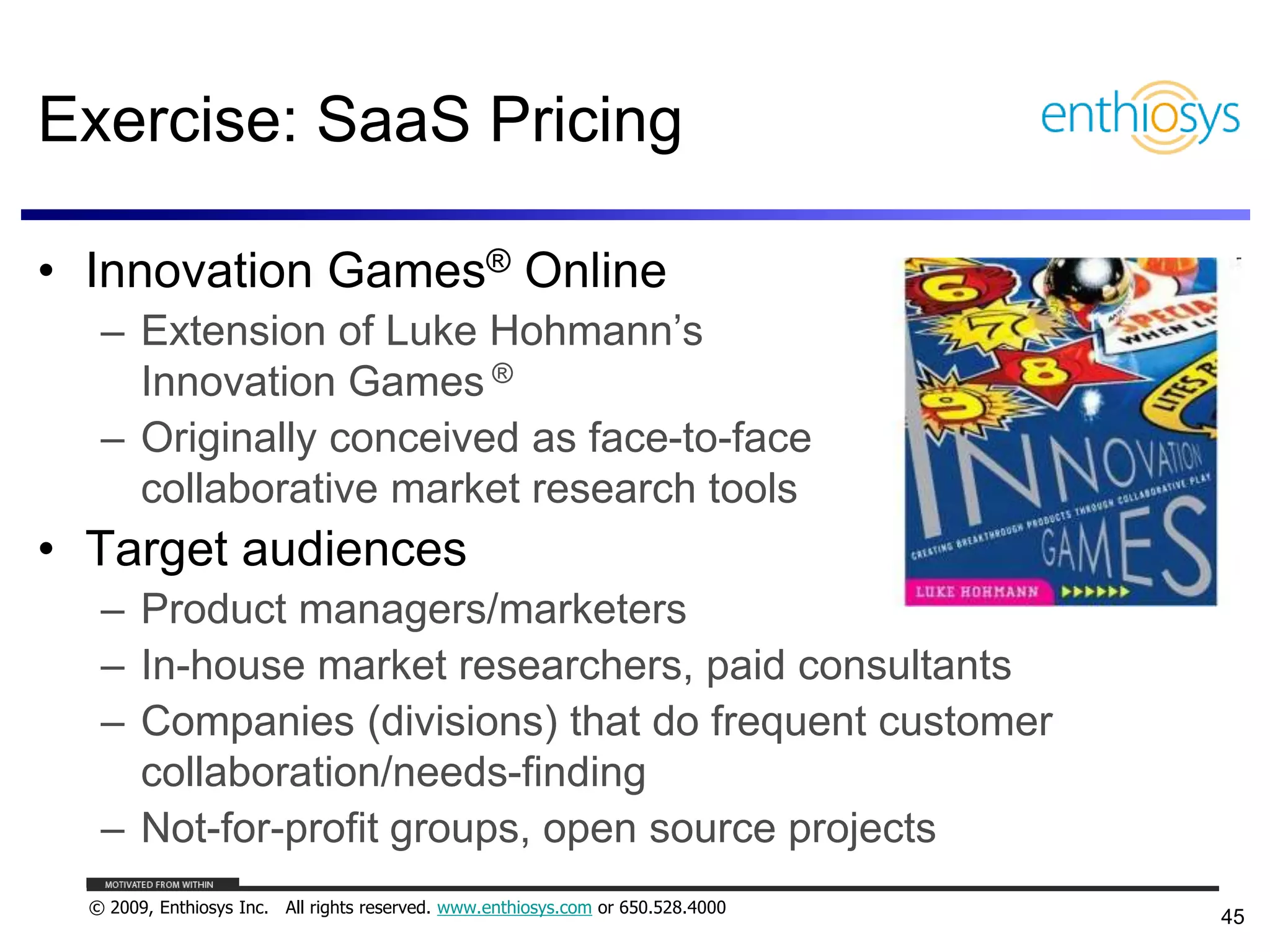 Pricing, Business Models, and What Things are Worth