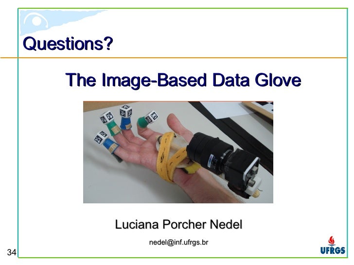The Imagebased data glove presentation