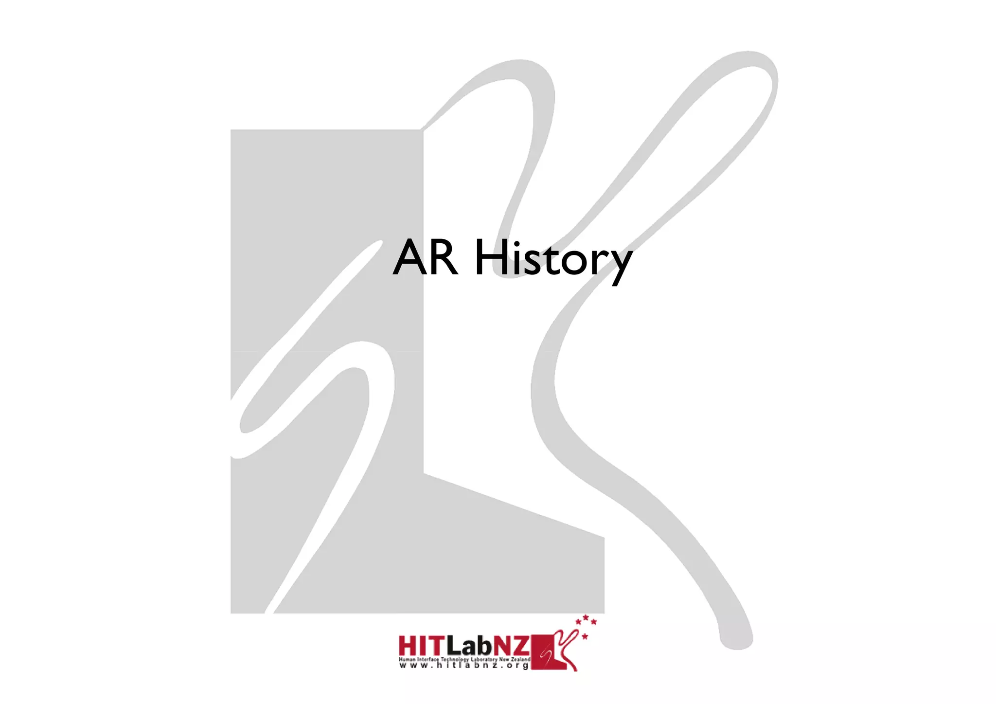AR History
 