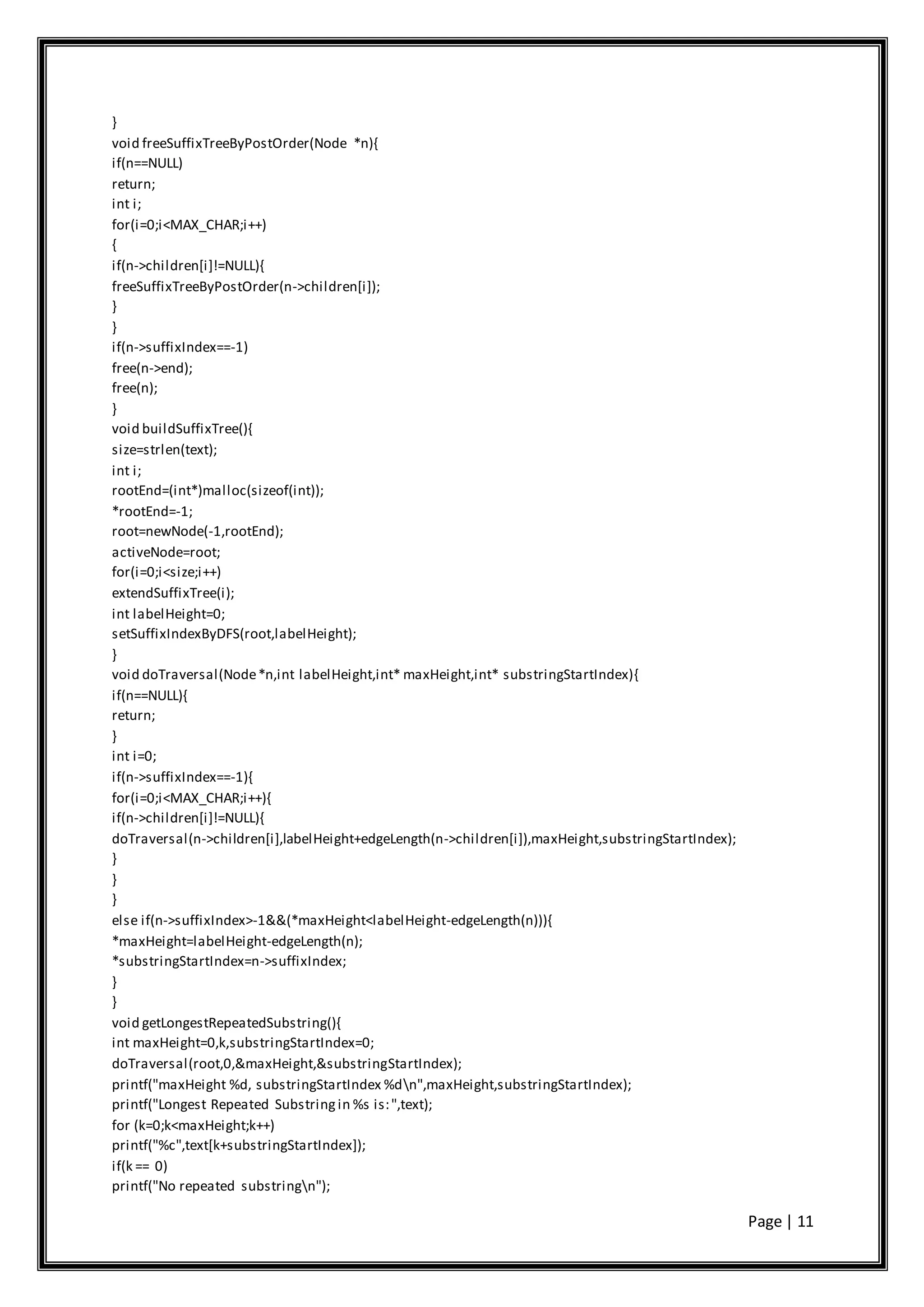 A project on advanced C language | DOCX | Programming Languages | Computing