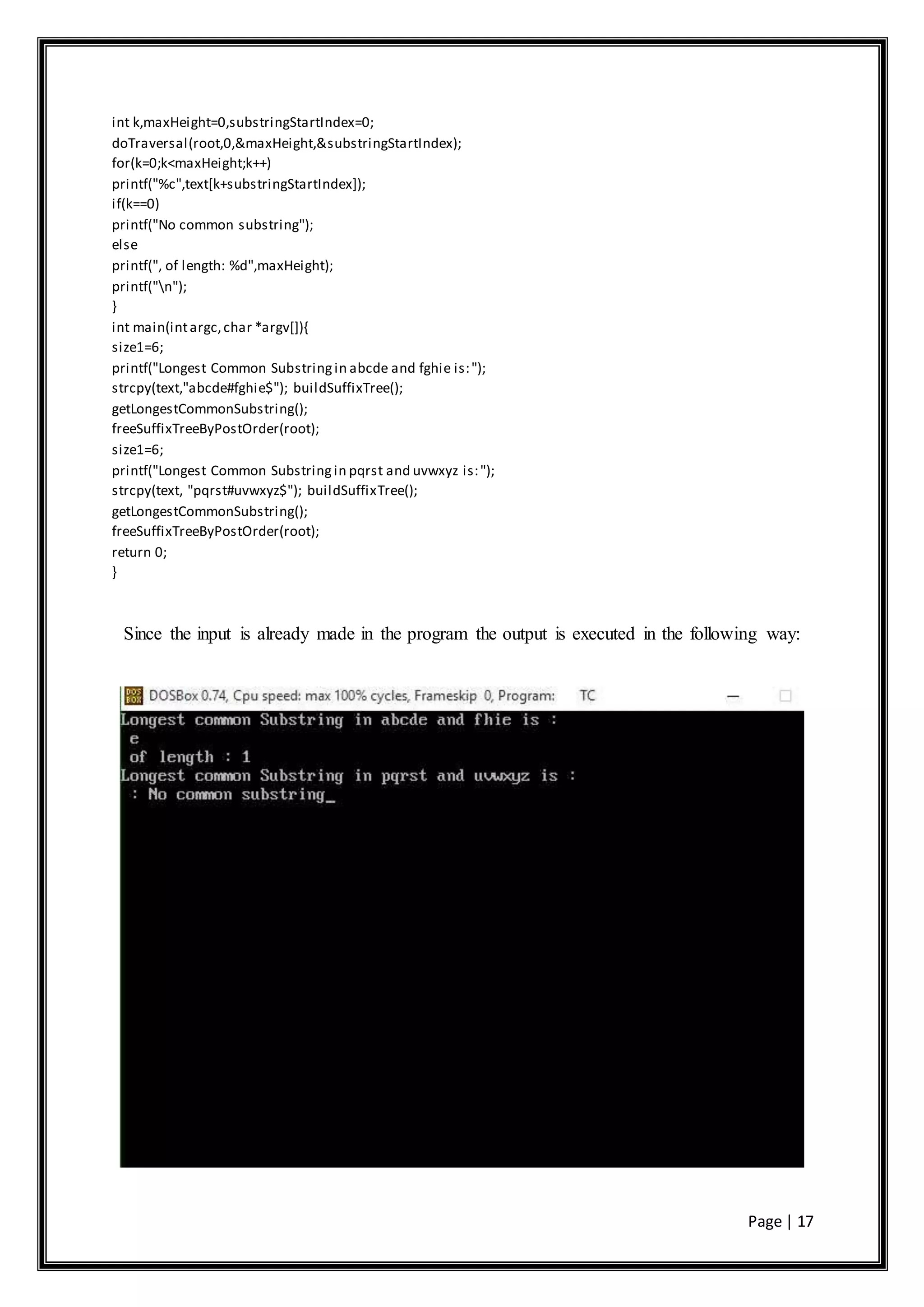A project on advanced C language | DOCX | Programming Languages | Computing