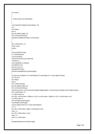 A project on advanced C language | PDF
