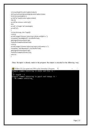 A project on advanced C language | PDF
