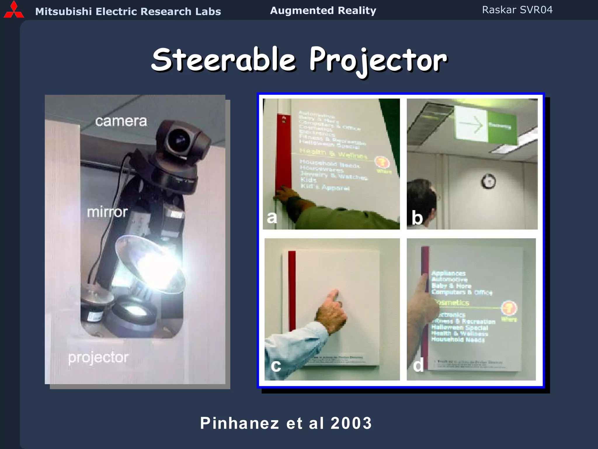 Steerable Projector Pinhanez et al 2003 