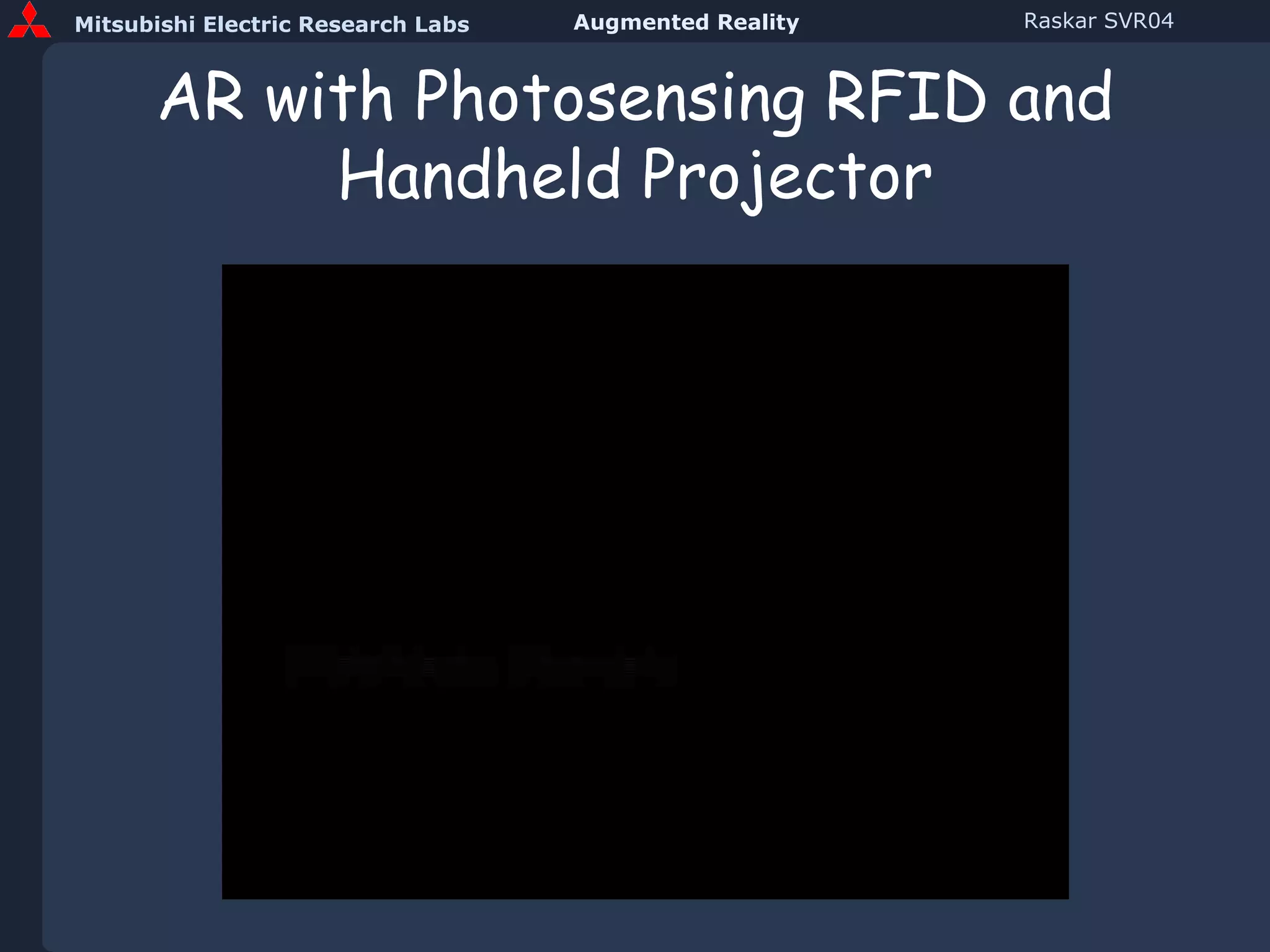 AR with Photosensing RFID and Handheld Projector 
