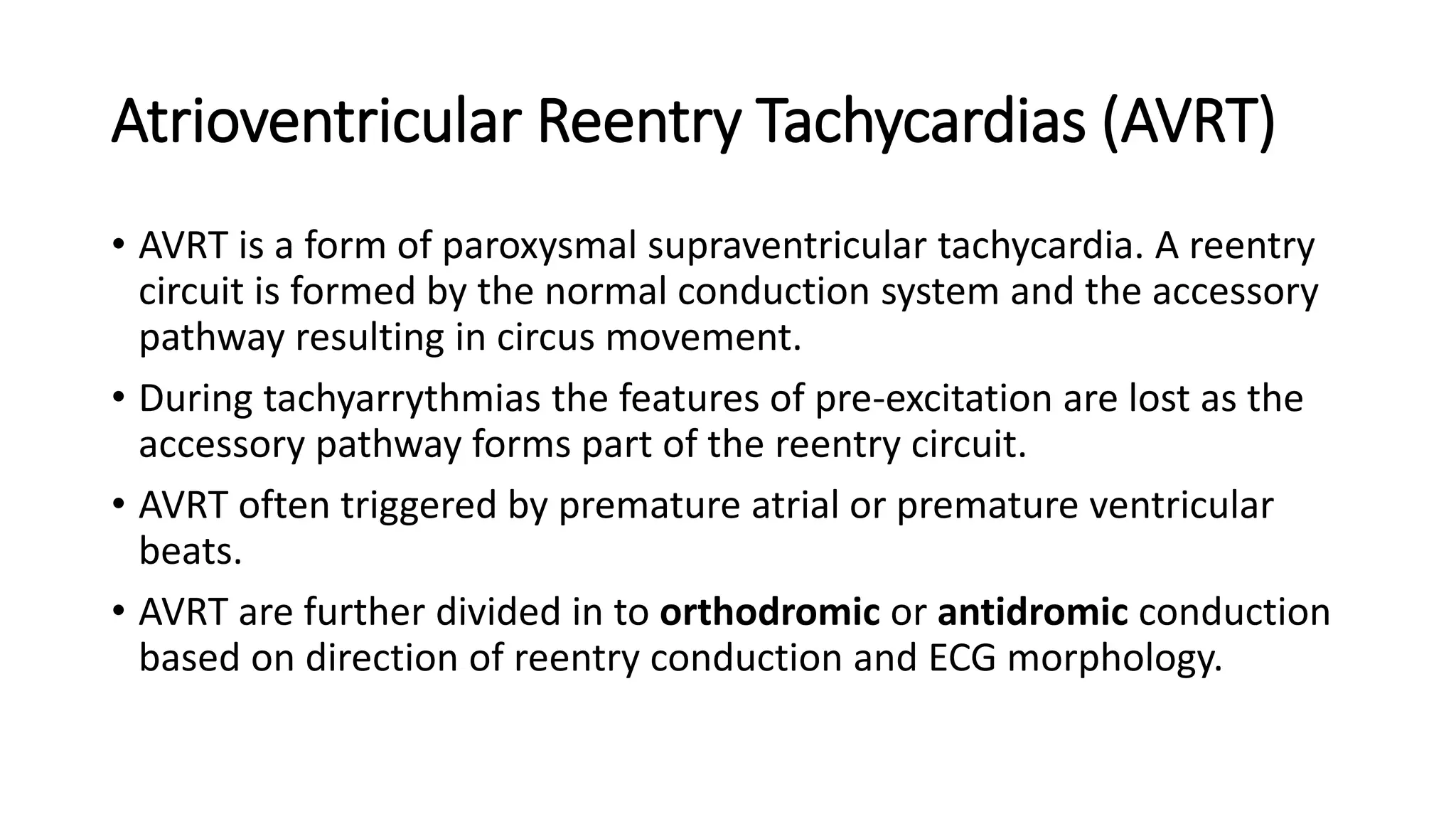 SUPRAVENTRICULAR TACHYCARDIA - SVT | PPTX