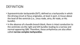 Paroxysmal Supraventricular Tachycardia Ecg Slide Share