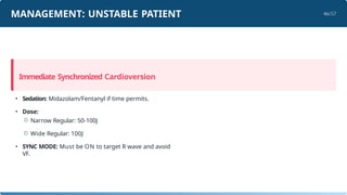 Cardioversion 100j Supraventricular tachycardia presentation.pptx