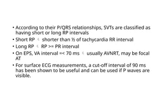 rangkuman guidelines ESC tentang supraventrikular tachycardia | PPTX