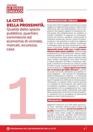 Programma Stefano Lo Russo