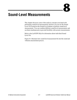 Sound and Vibration Toolkit User Manual | PDF