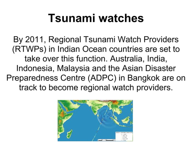 Tsunami warning system in india upsc