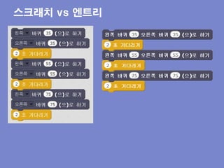 스크래치 vs 엔트리
 