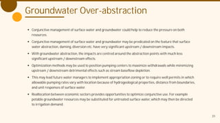 Surface Water and Groundwater Interaction | PDF