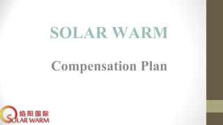 Compensation Plan
SOLAR WARM
 