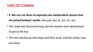 SW-LECTURE 1-USES OF PERIOD AND COMA (1).pptx
