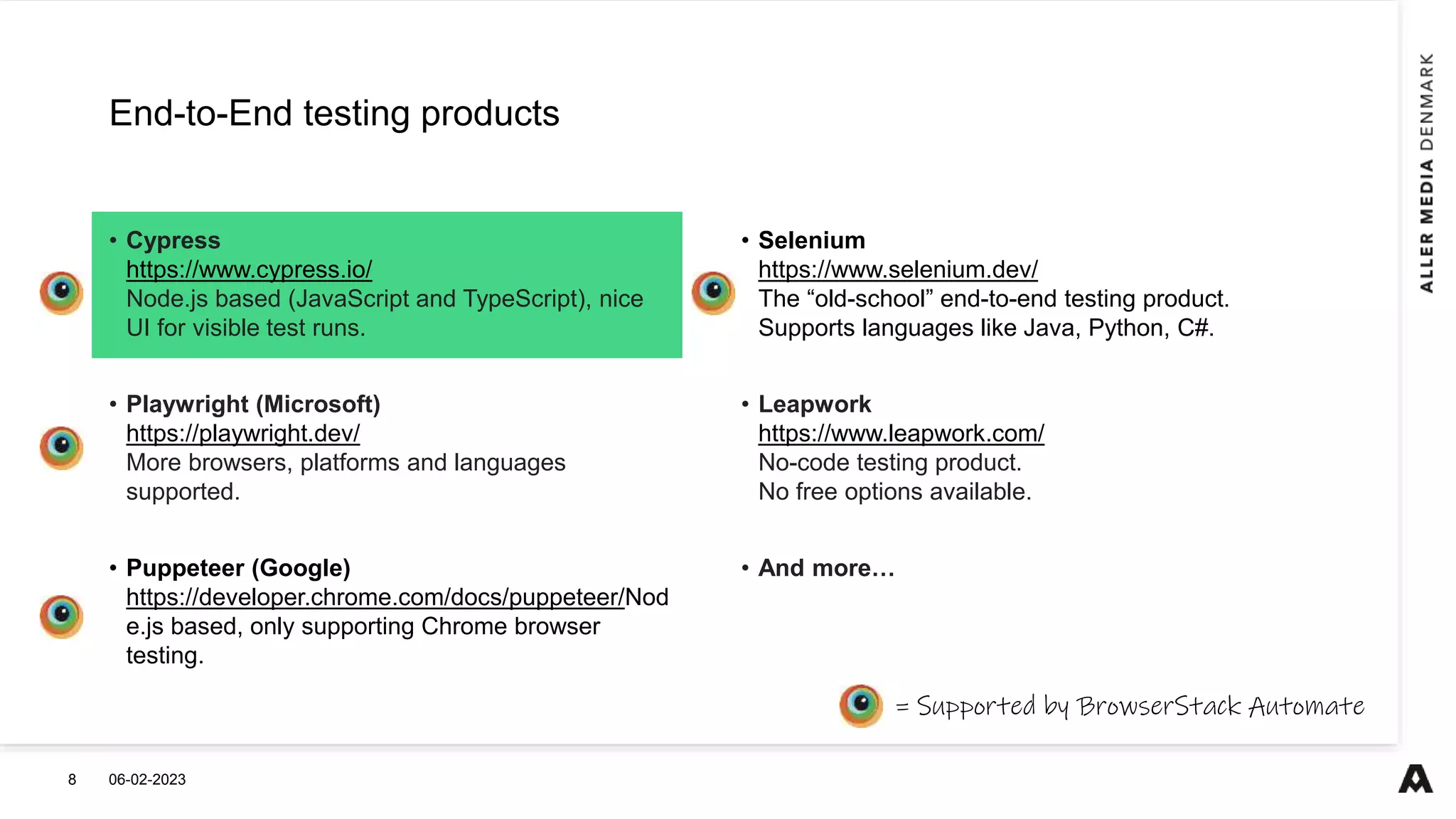 Using an end-to-end testing tool to validate website analytics ...