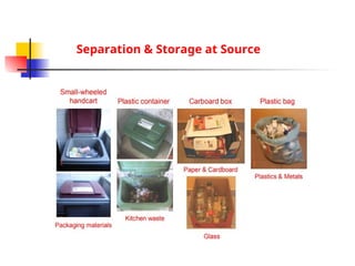 Storage Separation Comprehensive Solid Waste Management: Handling, Collection, and ...
