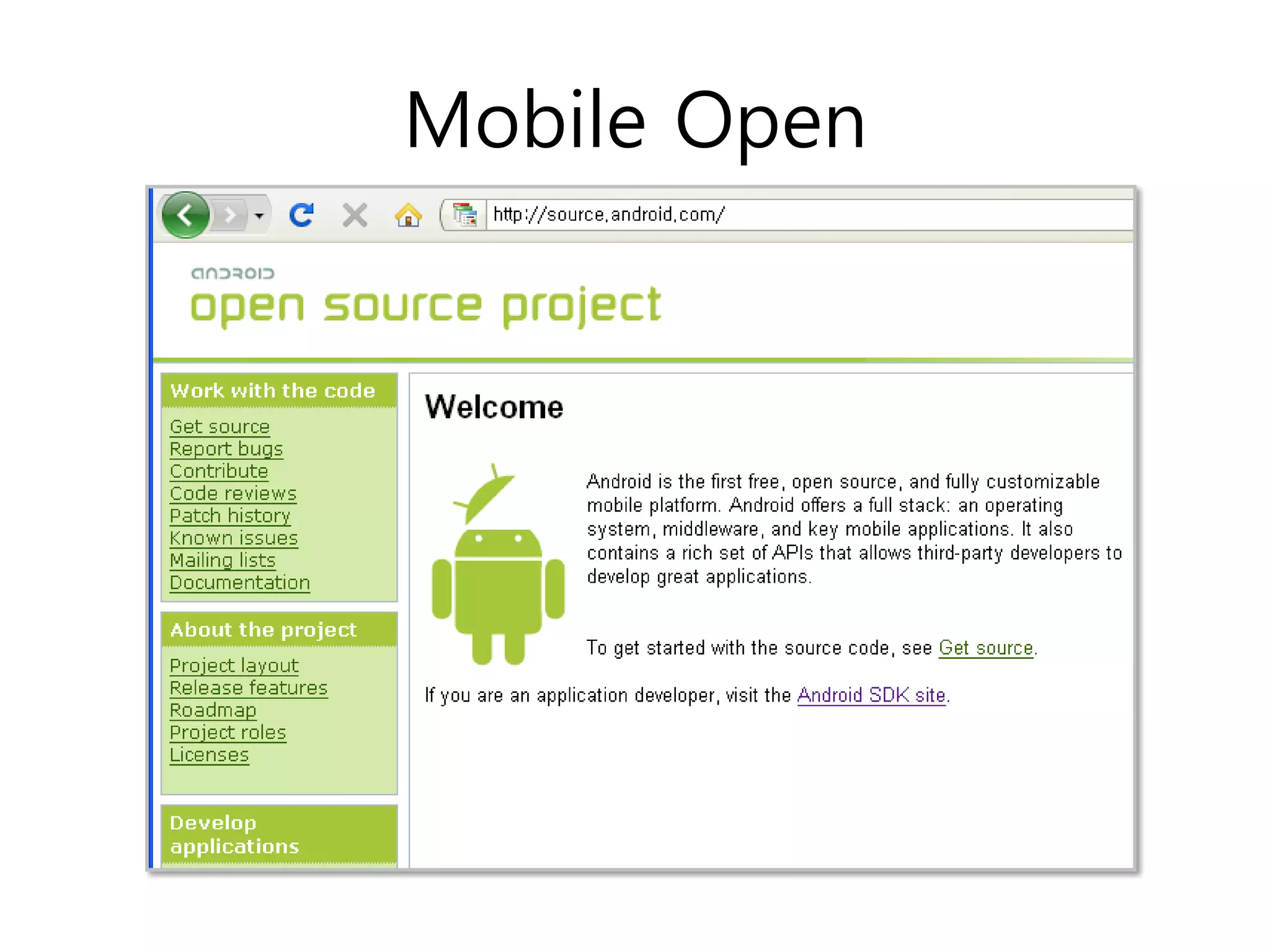 Mobile Open
 