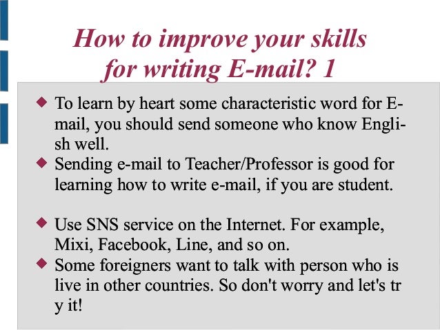 how to write a business email