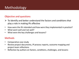 Operationalizing inclusive innovation: Lessons from innovation platforms in livestock value chains in India and Mozambique