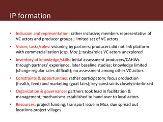 Operationalizing inclusive innovation: Lessons from innovation platforms in livestock value chains in India and Mozambique